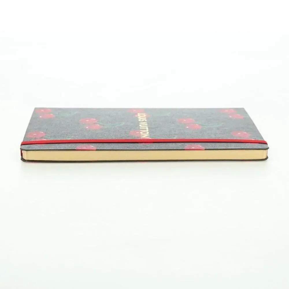 Louis Vuitton Collector Cherry Print Notebook MM Jane Canvas Gi1371 Brown